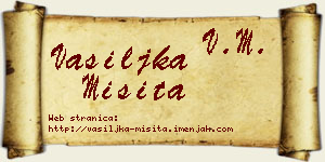 Vasiljka Misita vizit kartica